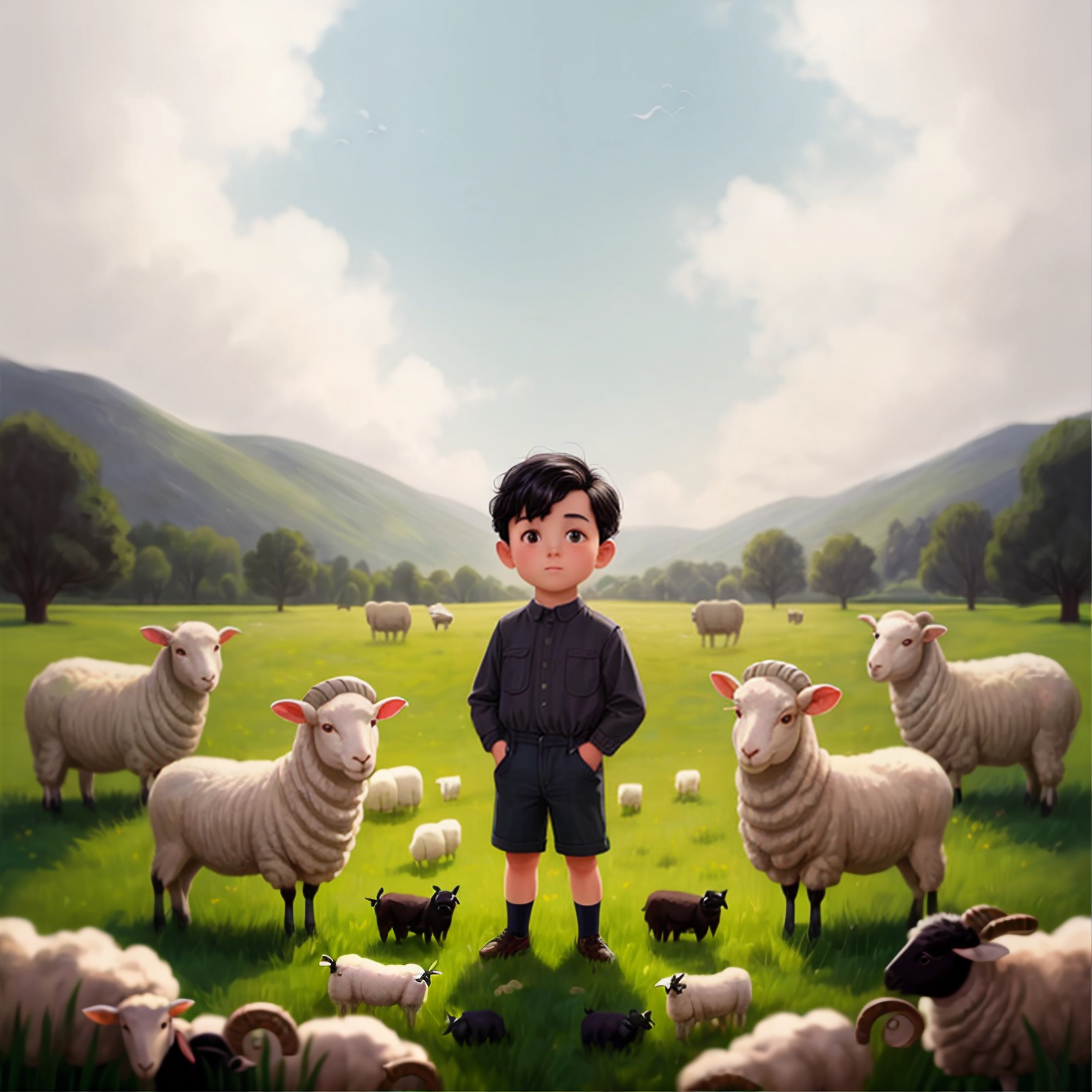 David Fight with a bear and a lion