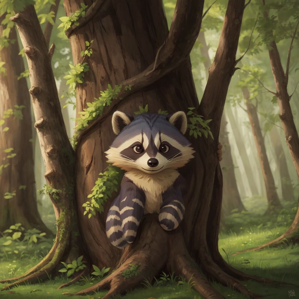 "Friendship for Fluffy the Raccoon"