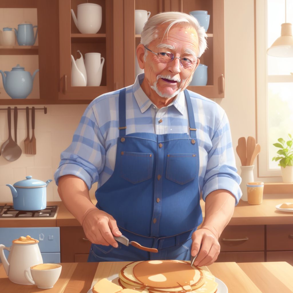 hanging out with Grandpa