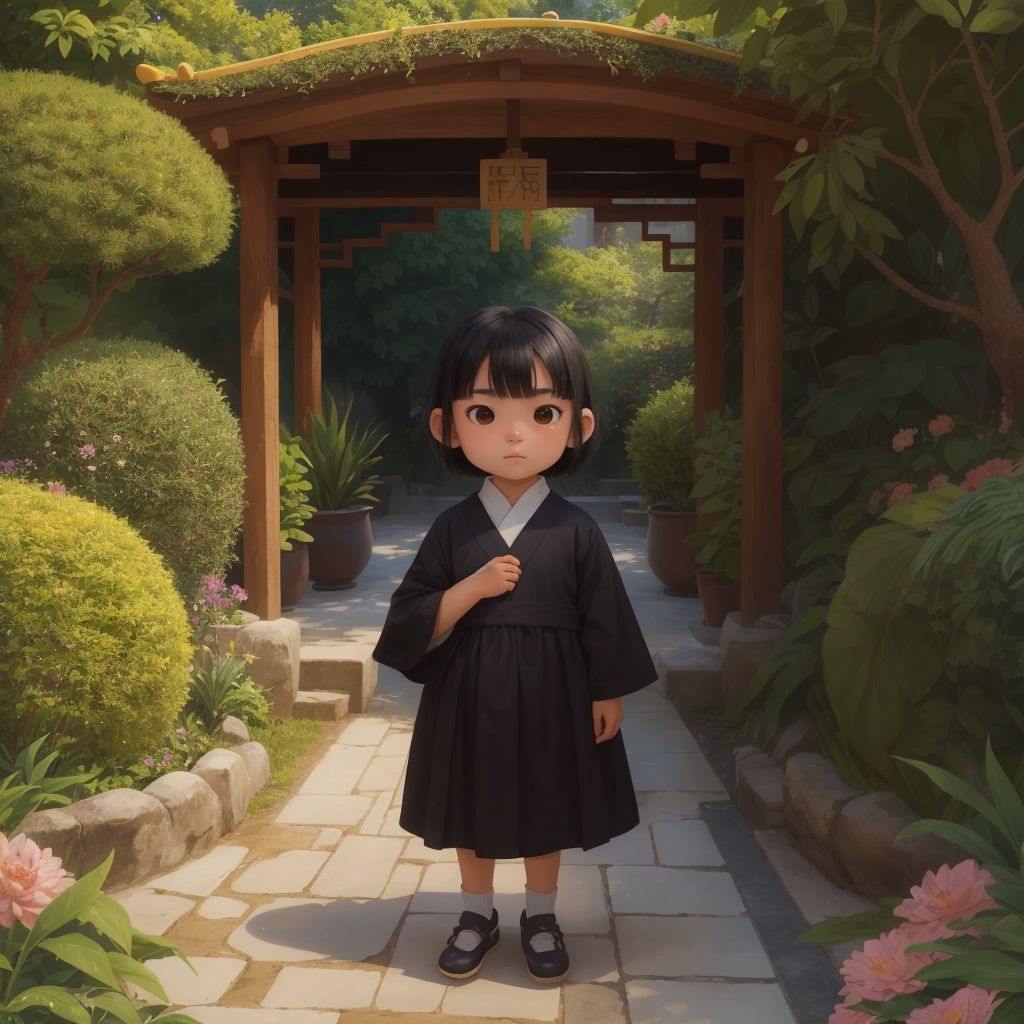 mystery in the garden with fairies