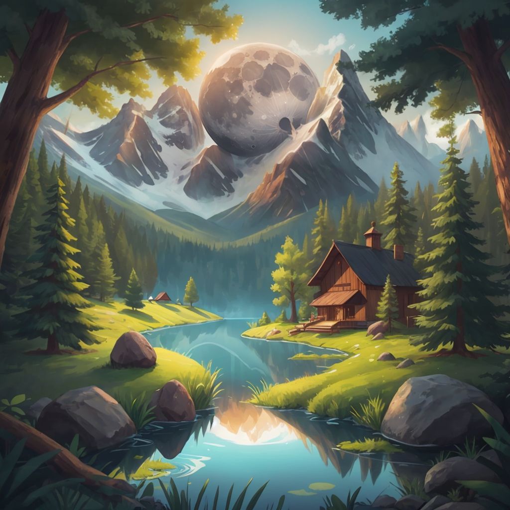 The Moon That Loved the Lake