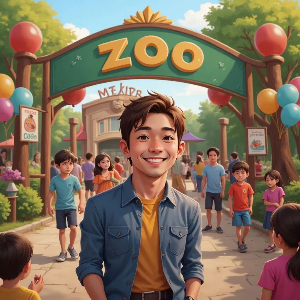 You must Never Touch the pink Gorilla 